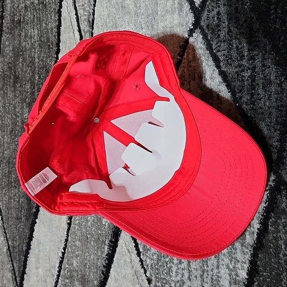 BUDWEISER RED EMBROIDERED SNAP-BACK NWOT CAP HAT - Picture 8 of 12